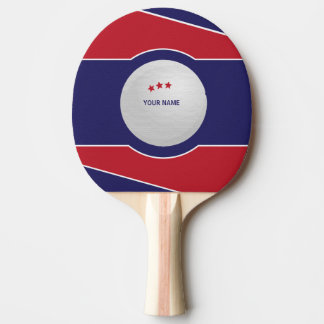 Pala De Ping Pong Paleta de Ping Pong personalizada, deportiva roja