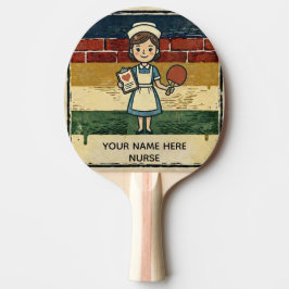 Pala De Ping Pong Paleta de Ping Pong personalizada para enfermera, 