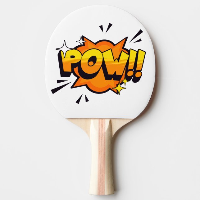 Pala De Ping Pong Paleta de Ping Pong POW (Anverso)