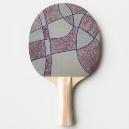 Pala De Ping Pong Paleta de Ping Pong Púrpura Abstracta