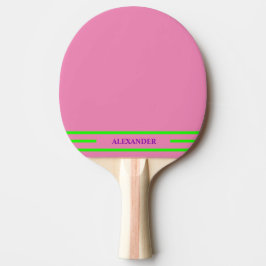Pala De Ping Pong Paleta de Ping Pong Rosa Brillante y Colorida
