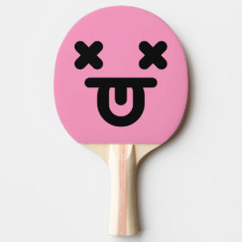 Pala De Ping Pong Paleta de Ping Pong Rosa Claro Cara con Lengua Afu