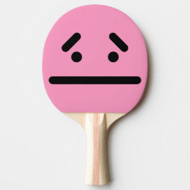 Pala De Ping Pong Paleta de Ping Pong Rosa Claro Cara en Blanco Tris