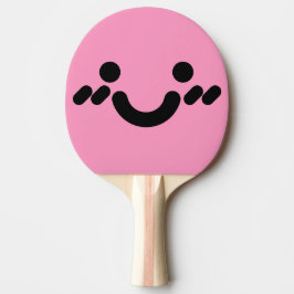 Pala De Ping Pong Paleta de Ping Pong Rosa Claro Cara Tímida Adorabl