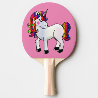 PALA DE PING PONG PALETA DE PING PONG ROSA UNICORNIO