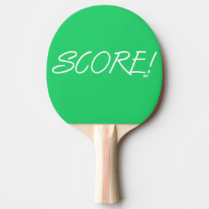 Pala De Ping Pong Paleta de ping pong verde blanca Score