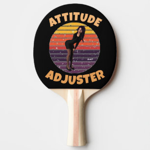 PALA DE PING PONG PALETA DE PONG DIVERTIDA PARA MUJER AJUSTADORA DE