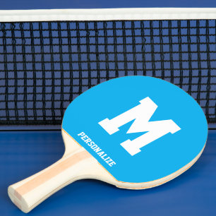 Pala De Ping Pong Paleta de tenis de mesa personalizada azul para te