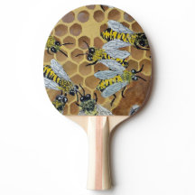 paleta del ping-pong de la abeja