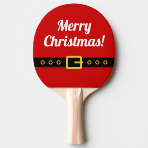 Pala De Ping Pong Paleta del ping-pong de las Felices Navidad para