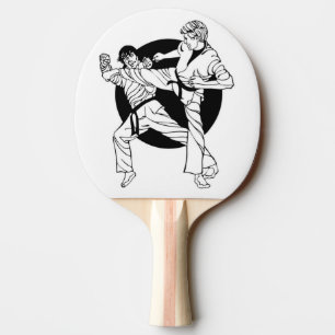 Pala De Ping Pong Paleta del ping-pong de los artes marciales
