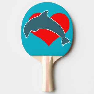 Pala De Ping Pong Paleta del ping-pong de Luv del delfín