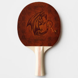 Pala De Ping Pong Paleta del ping-pong del dragón