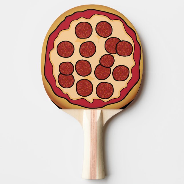 Pala De Ping Pong Paleta del ping-pong del tablero de la pizza (Anverso)