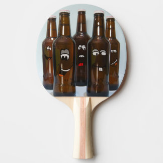 Pala De Ping Pong Paleta feliz del ping-pong de las botellas de