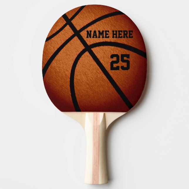 Pala De Ping Pong Paleta personalizada del ping-pong del baloncesto (Anverso)