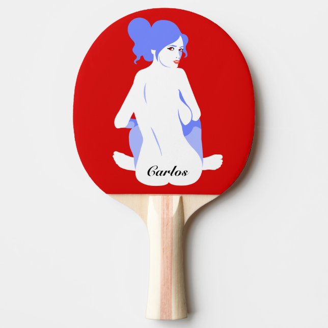 Pala De Ping Pong "Paleta personalizada del ping-pong del sello del (Anverso)
