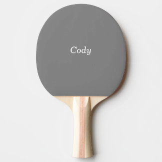 Pala De Ping Pong Paleta personalizada gris del ping-pong