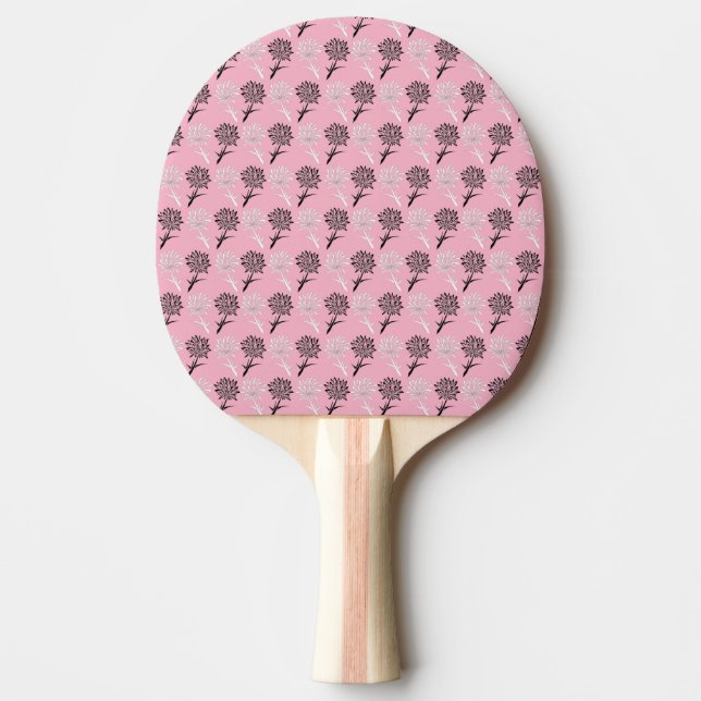 Pala De Ping Pong Paleta rosada del ping-pong del estampado de (Anverso)