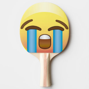 Pala De Ping Pong Paleta triste gritadora del ping-pong de la cara