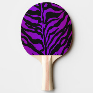 Pala De Ping Pong Paleta violeta eléctrica del ping-pong de la piel