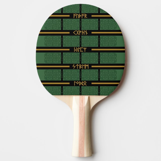 Pala De Ping Pong Paletas de Ping Pong Runas Celtas 1 (Anverso)