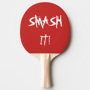 Pala De Ping Pong Palo del ping-pong del tenis de tabla con lema