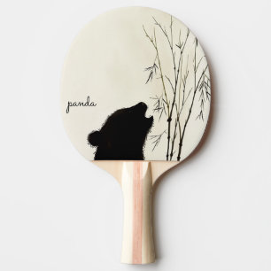 Pala De Ping Pong Panda Silhouette