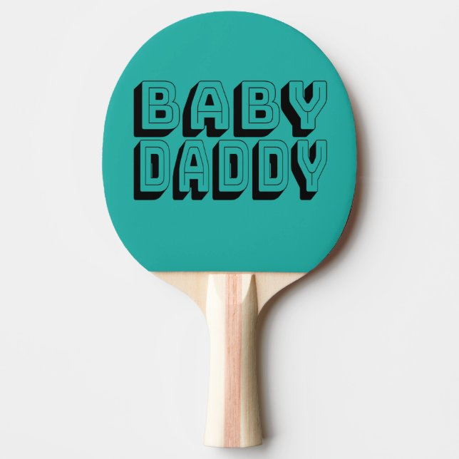 Pala De Ping Pong Papa Bebé (Anverso)