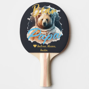 Pala De Ping Pong Papa personalizado lleva nombres de moda simples a