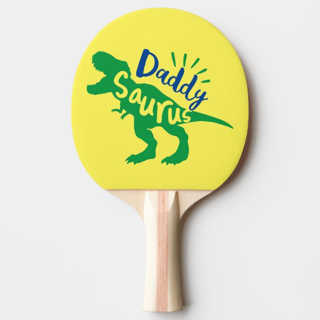 Pala De Ping Pong Papi Saurus T-Rex Silhouette (Anverso)