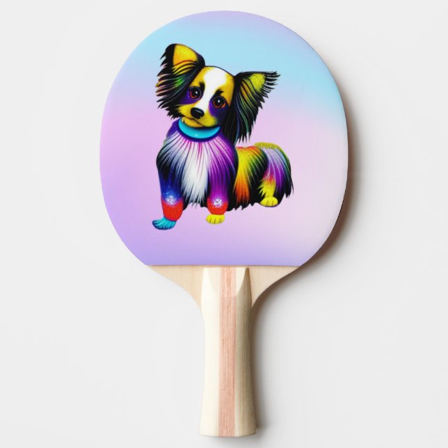 Pala De Ping Pong Papillion Pop Art Pastel (Anverso)