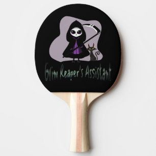 Pala De Ping Pong Pareja de Parca de Grim Reaper adorable