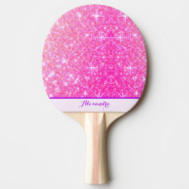Pala De Ping Pong Parking Girly Pink Personalizado