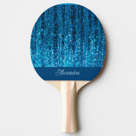 Pala De Ping Pong Parkle azul Ping Pong Paddle personalizado