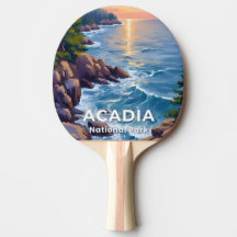 Parque Nacional Acadia | Arte de Viaje Pintura Mai