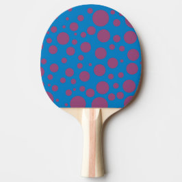 Pala De Ping Pong pasión púrpura sensación luna azul arte mareos pun