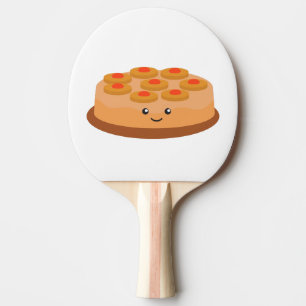 Pala De Ping Pong Pastel de piña boca abajo