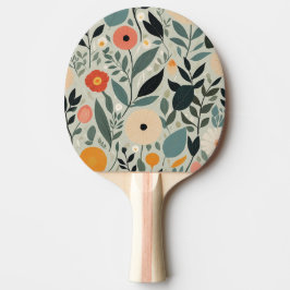 Pala De Ping Pong Pastel Floral Reverie