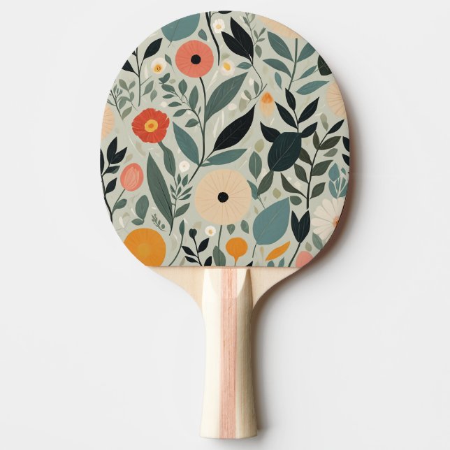 Pala De Ping Pong Pastel Floral Reverie (Anverso)