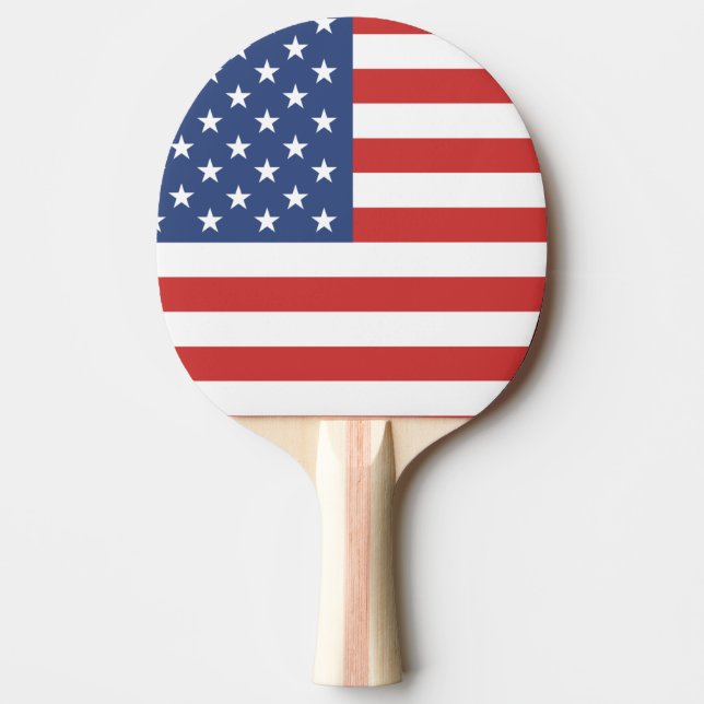 PALA DE PING PONG PATRIOTA BANDERA AMERICANA PING PONG PADDLES (Anverso)