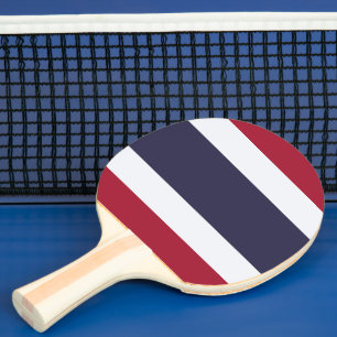 Pala de ping pong patriótica con la bandera de Tai