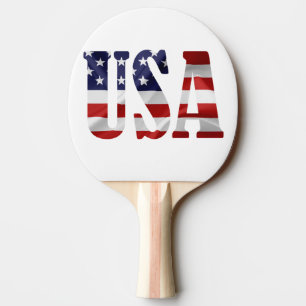 Pala De Ping Pong Patriótico de Estados Unidos
