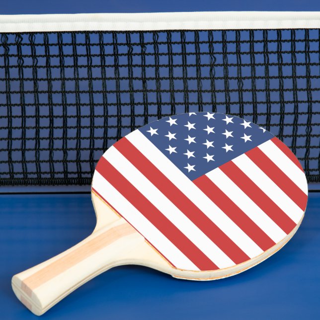 Pala De Ping Pong Patriótico de la bandera estadounidense PING PONG  (in situ)