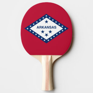 Pala De Ping Pong Patriótico, paddle de ping pong con bandera de Ark
