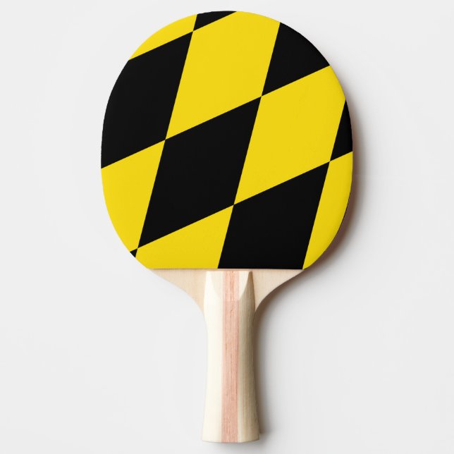 Pala De Ping Pong Patriótico, paddle de ping pong con bandera de Mún (Anverso)