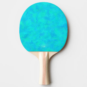 Pala De Ping Pong Patrón abstracto azul turquesa