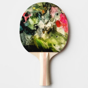 Pala De Ping Pong Patrón abstracto de la paleta complicada
