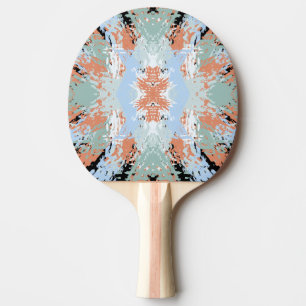 Pala De Ping Pong Patrón abstracto de puntas divididas y pasteles su