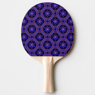 Pala De Ping Pong Patrón abstracto floral moderno boho elegante #505